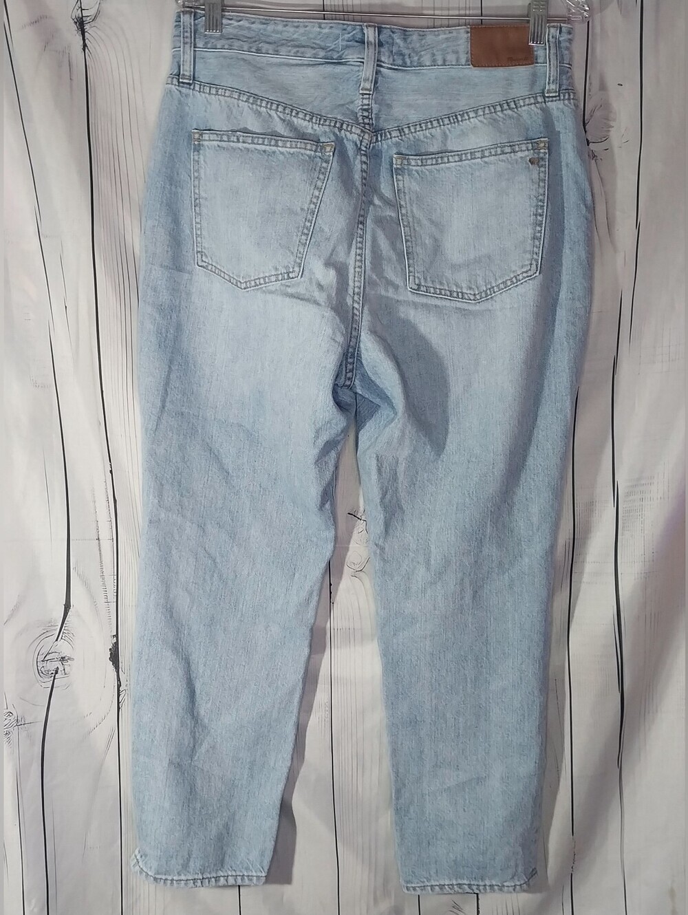 Madewell High-Rise Curvy Perfect Vintage 90's Y2K Classic Light Blue Jeans - Picture 2 of 10